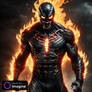 Human torch as Venom