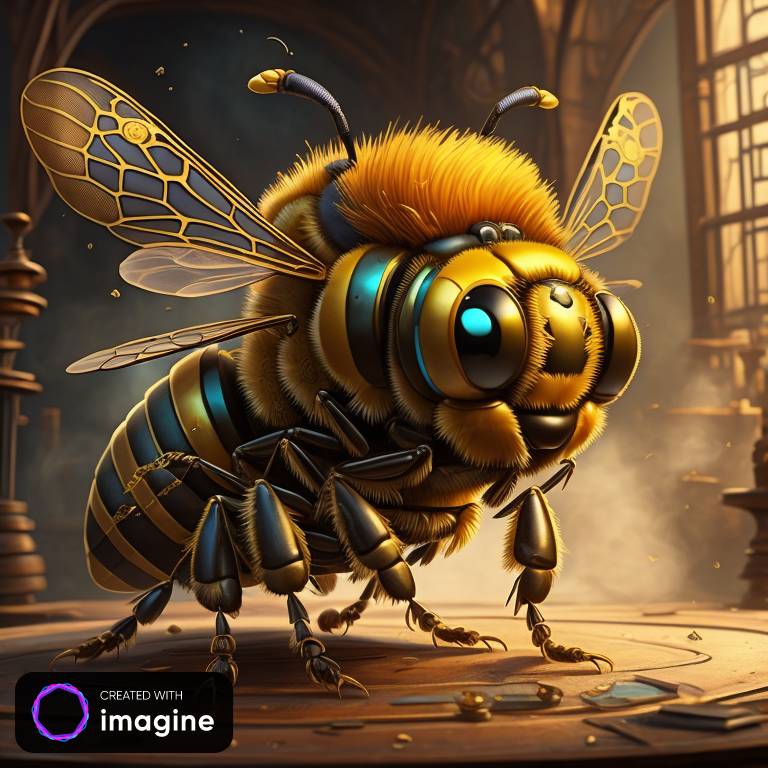Steampunk queen bee