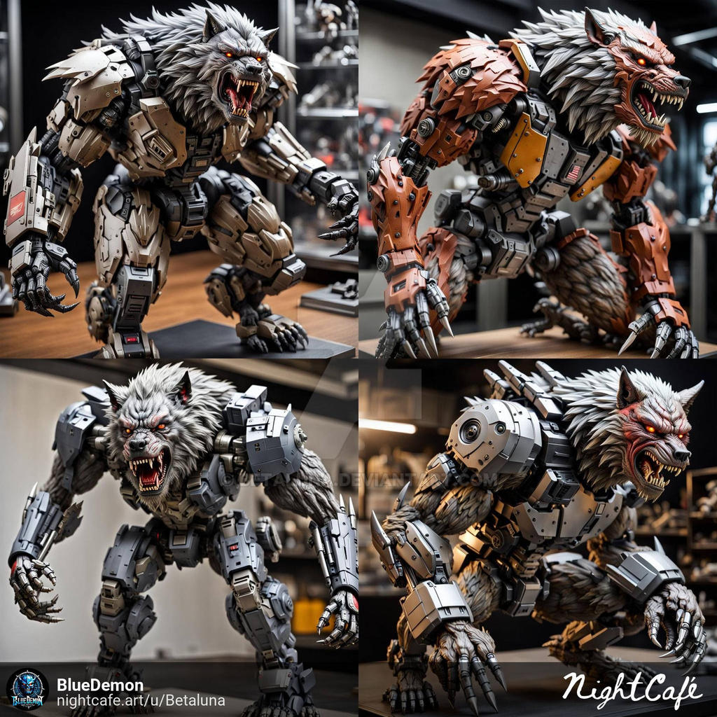 Mecha Werewolf action Figure