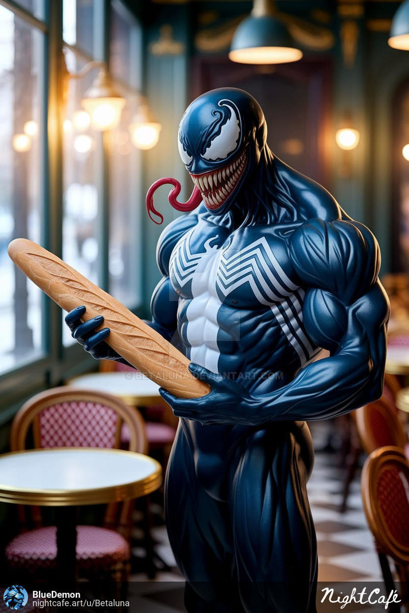 Venom wih a baguette