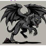 Winged werewolf