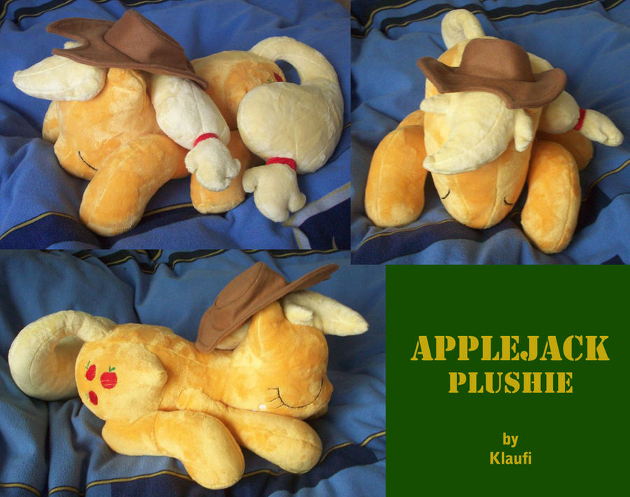 Sleeping Applejack Plush