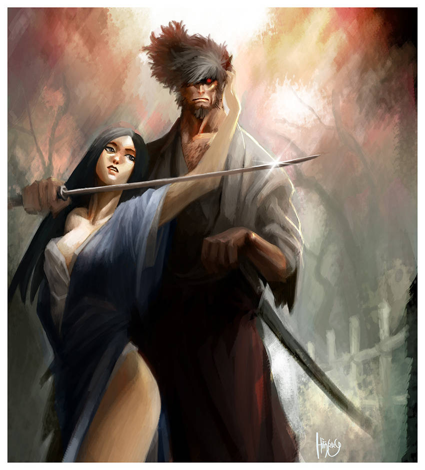 Samurai and his geisha by terryrism on DeviantArt