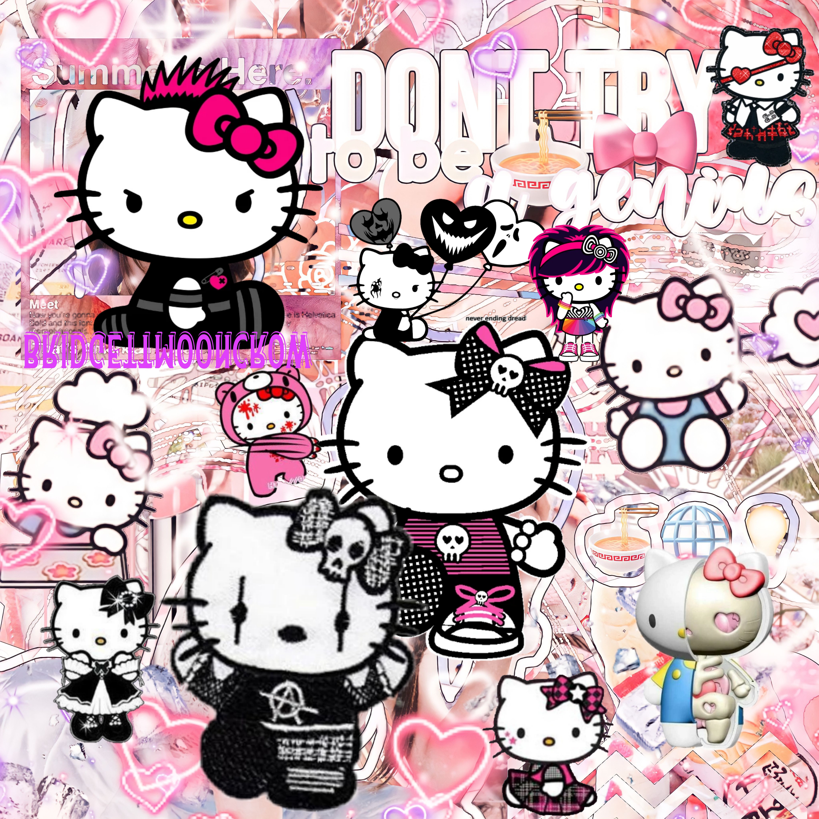 Emo hello kitty