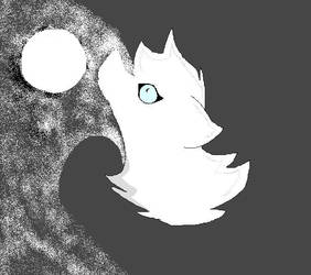 Blue Eyed Wolf