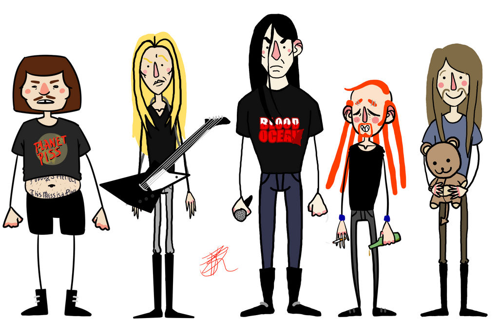 Dethklok by kingcoffincreep on DeviantArt
