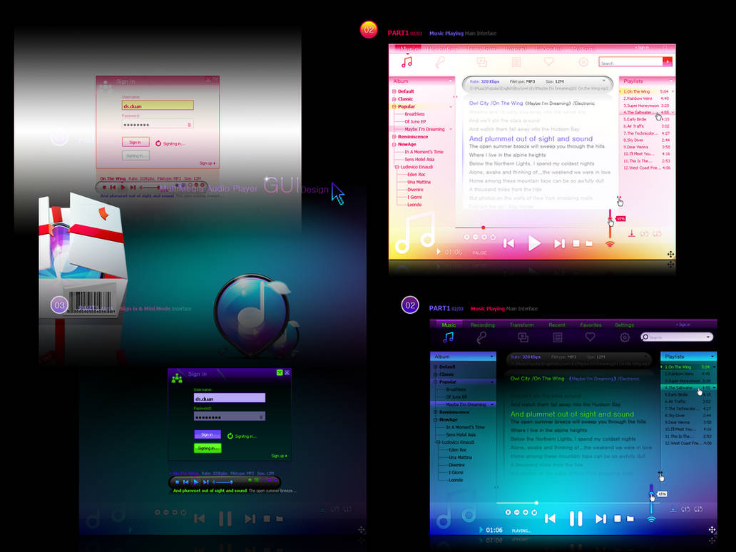 Player Soft Interface Audio_Player_Interface by dstyler on DeviantArt