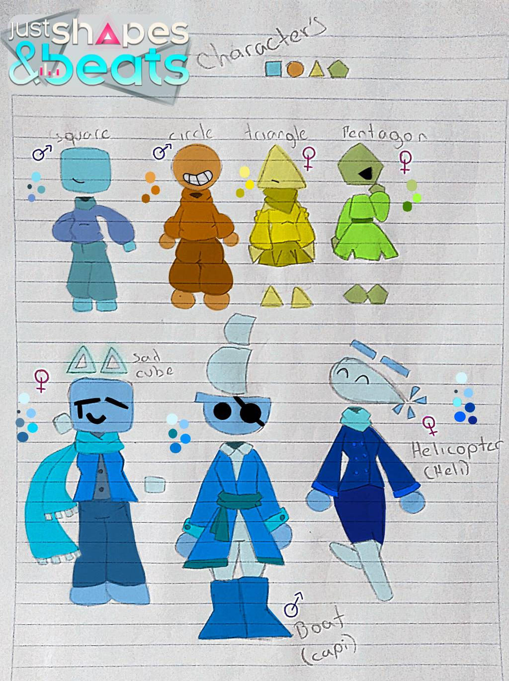 JSAB characters (my version) by VanillaBella on DeviantArt