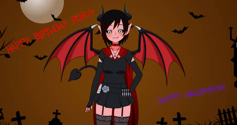 Happy Halloween to all and a Happy BDay to Ruby