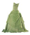 PNG_ light green dress by miralkhan