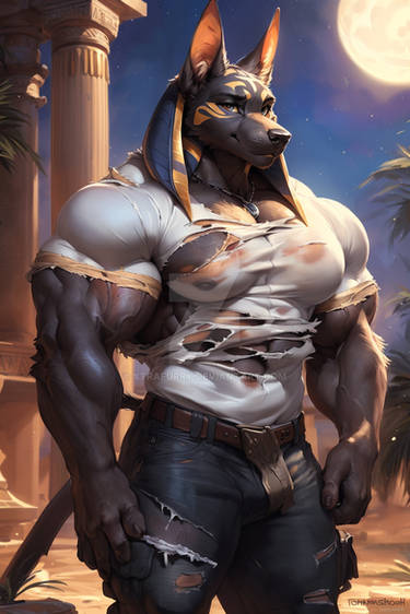 [OPEN] Original Unique Anthro Anubis 3