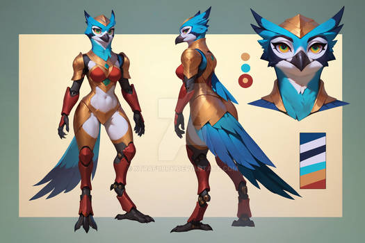 [OPEN] anthro owl jay bird Paladin