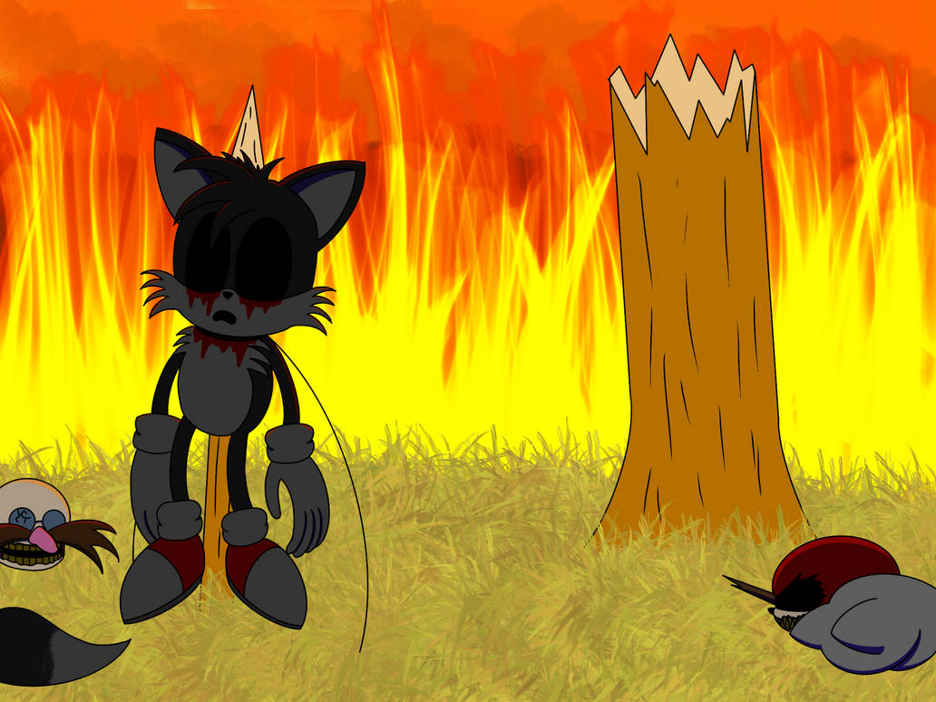 Exe Background Vs. Sonic.exe Background Redraw by RyanTSM on DeviantArt