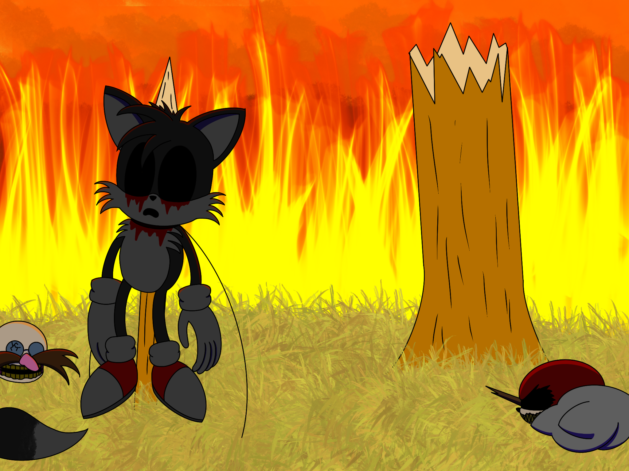 Sonic.exe: Darkest Struggles - Tails.exe by GuardianMobius on DeviantArt