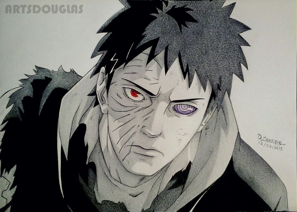 COMO DESENHAR TOBI UCHIHA OBITO UCHIHA