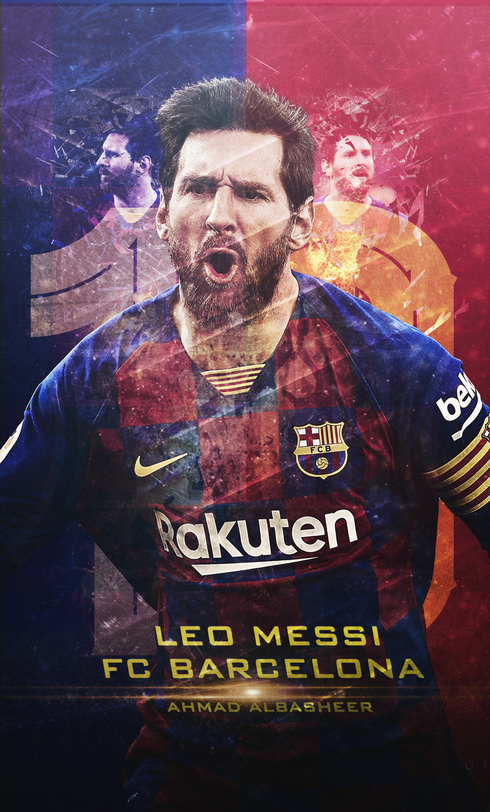 Leo Messi Wallpaper by me by AhmadAlbasheer on DeviantArt