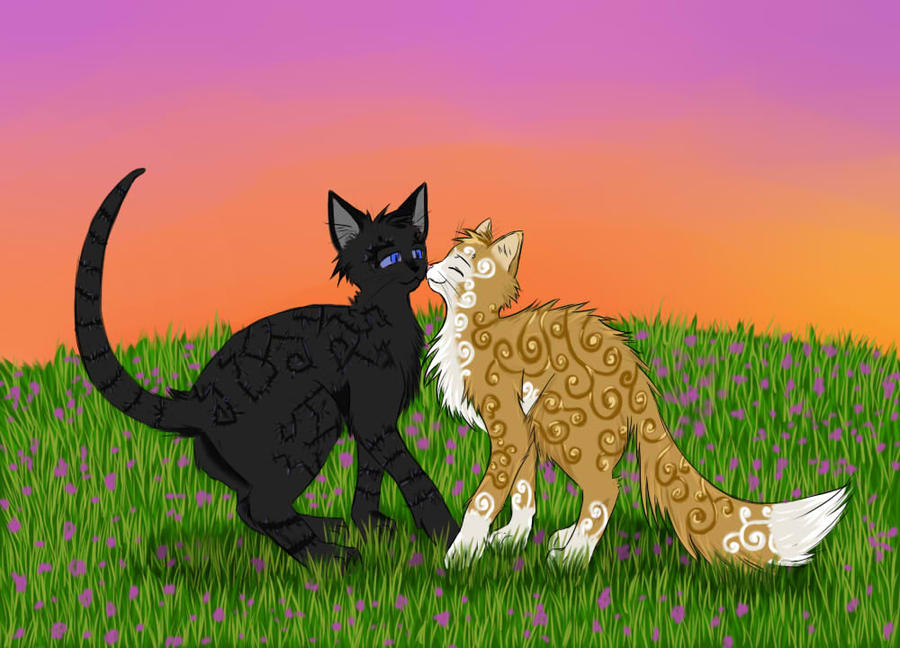 Cats-Warriors: Crowfeather x Leafpool