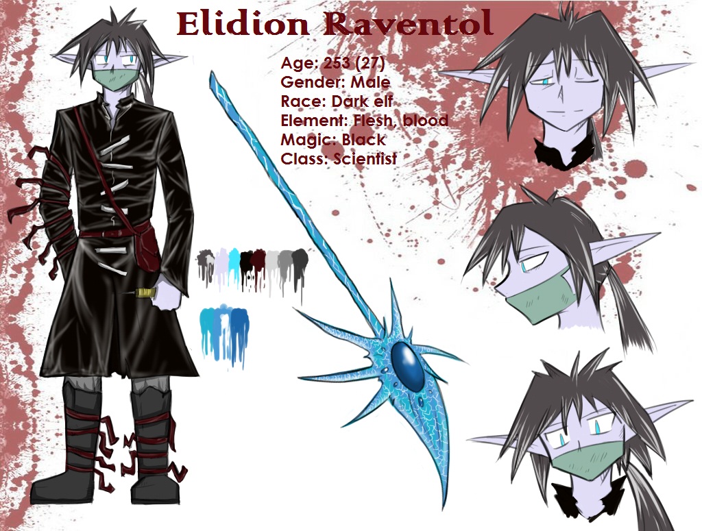 Elidion Raventol - charater sheet