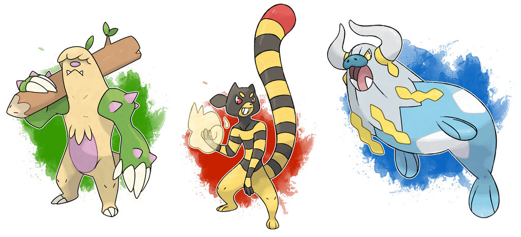 Relic Fakemon Fakemon - Samaya Region Final Evolutions by DevilDman on DeviantArt