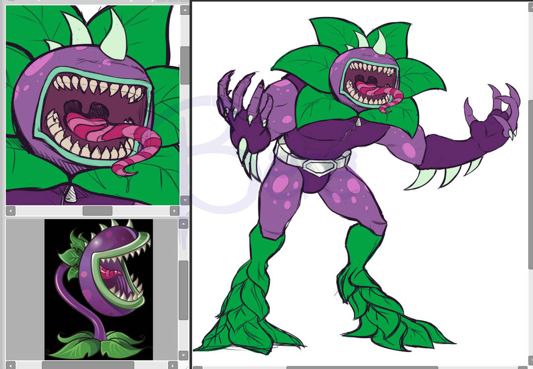 Chomper - PVZ Anthro by BereBearArt on DeviantArt