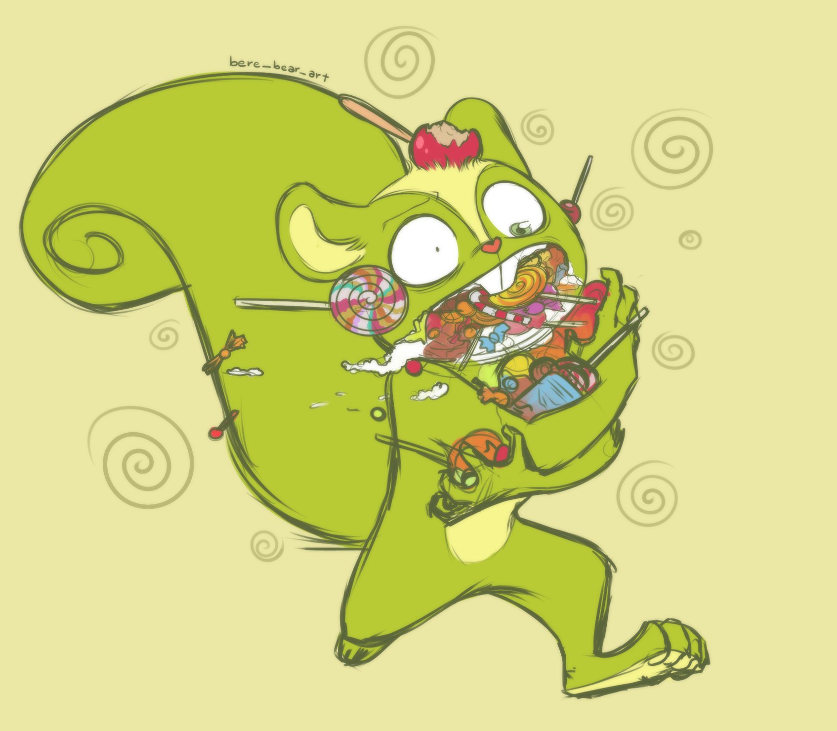Nutty fanart - Happy Tree Friends by BereBearArt on DeviantArt