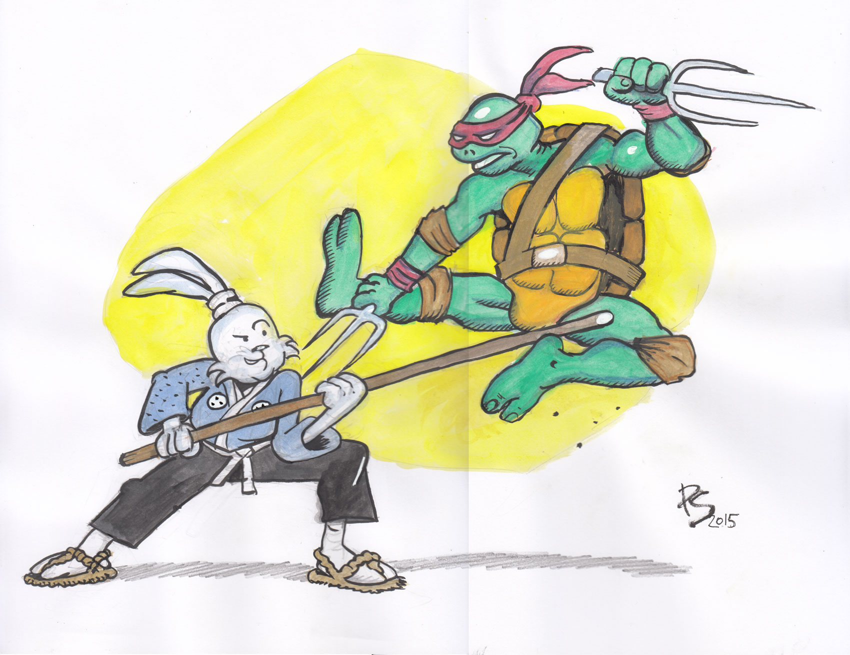 Usagi VS Raphael