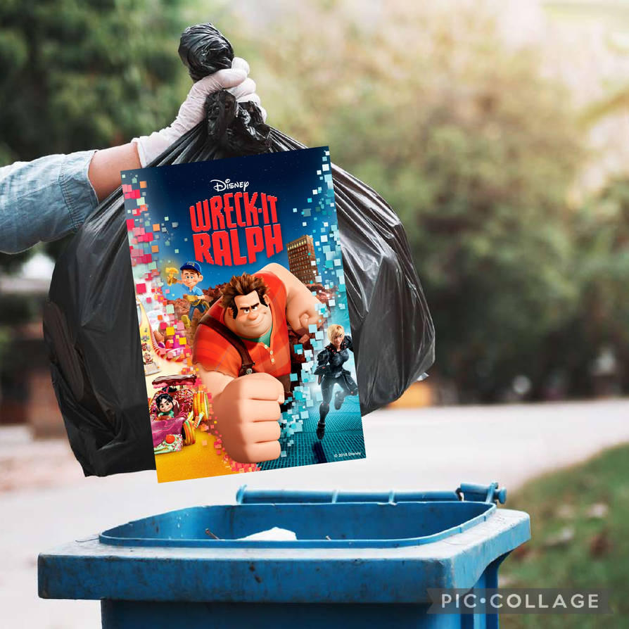 Funny Ralph Bucket Throwing Wreck It Ralph in the Trash by Sheamusggghhh on DeviantArt