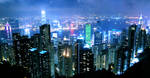 Night at Hong Kong 2 by Alexkcl