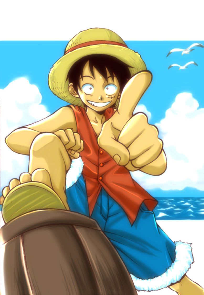 One Piece - Luffy redraw by Loox-Ld on DeviantArt