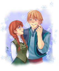 Anna and Kristoff Frozen -old