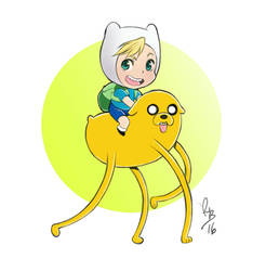 Chibi Finn and Jake Adventure Time