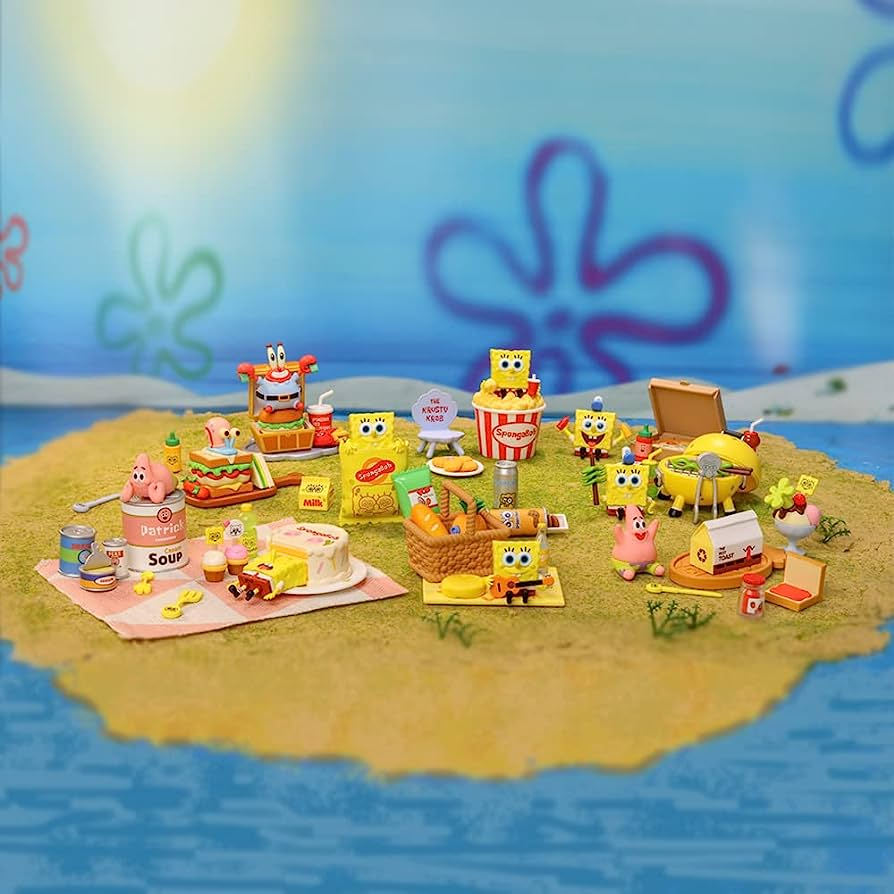 Spongebob Squarepants Picnic Party Pop Mart Toys By spongebob-squarepants-picnic-party-pop-mart-toys-by