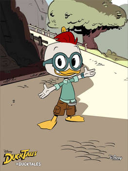 Chicken Little in Ducktales version