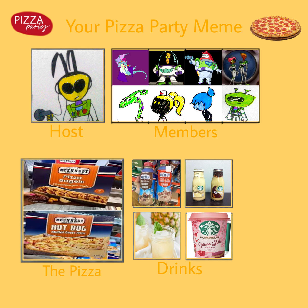 Hilson\'s Pizza Party by twinskitty on DeviantArt