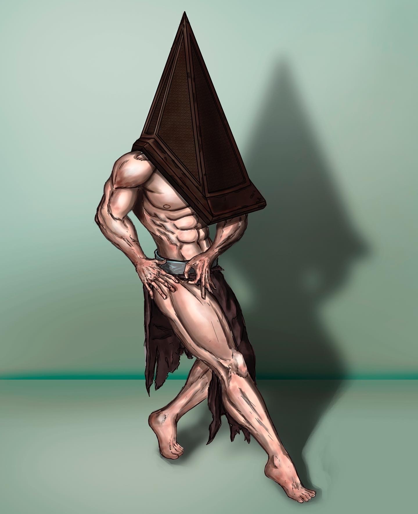 Pyramid Head Full Body Complete by kyphoscoliosis on DeviantArt