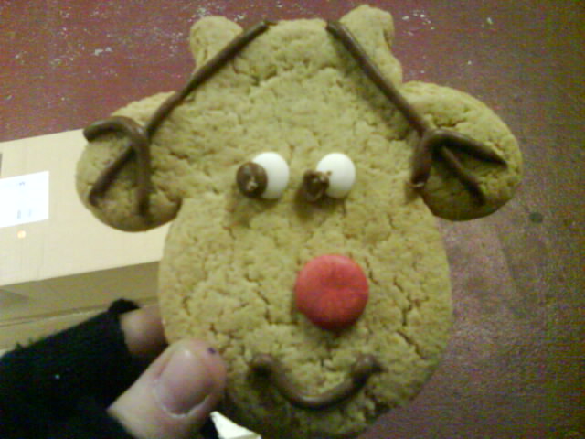 My Reindeer biscuit :P