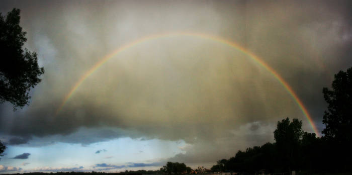 Rainbow panorama