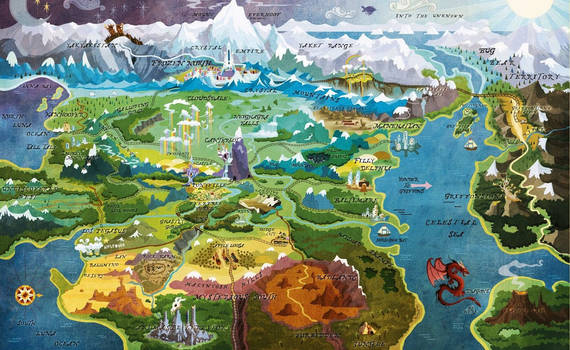 a edited equestria map