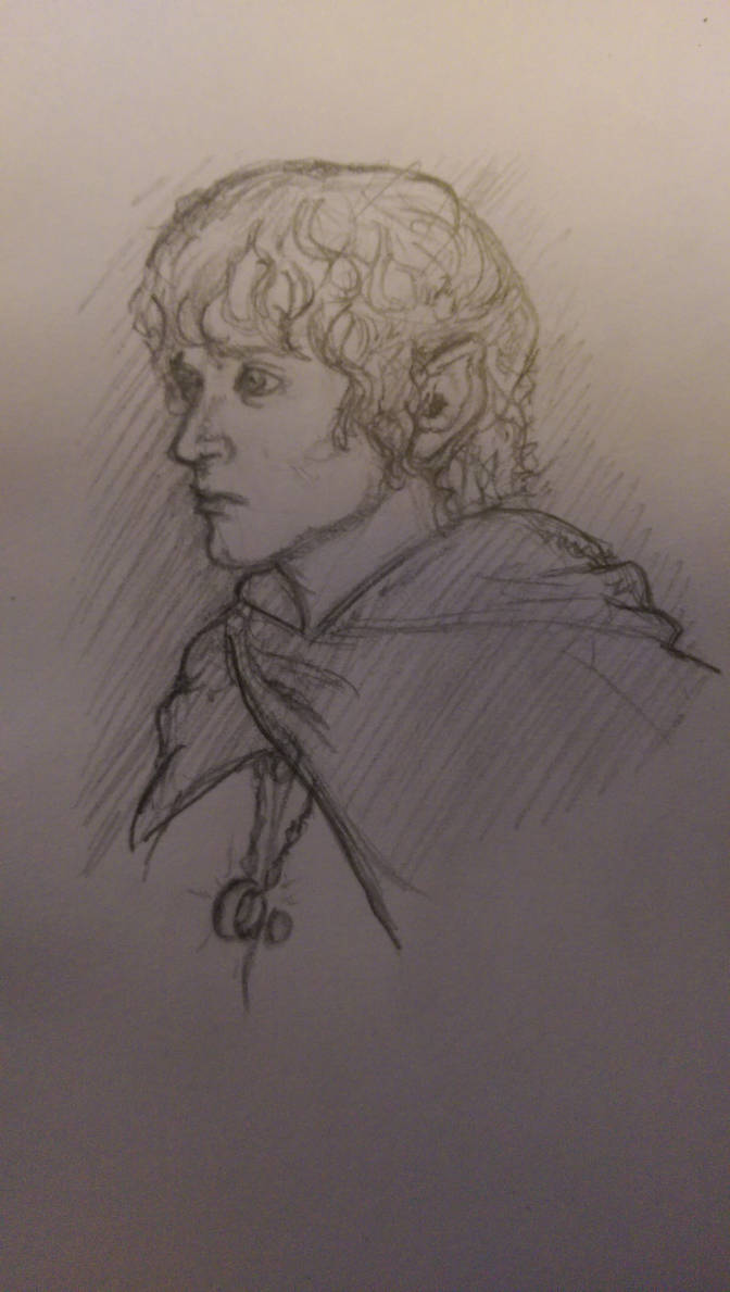 Frodo Simple Frodo Sketch:) by Artpalpatations on DeviantArt