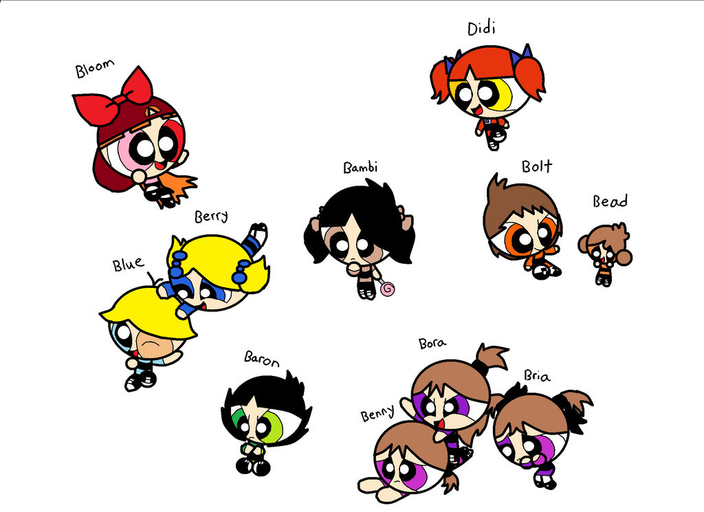 Children of the PPG and RRB (Request) by KaylaTechHeart on DeviantArt