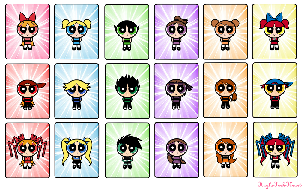 PPG, RRB, and PPNKG Team (PPG Maker) by KaylaTechHeart on DeviantArt