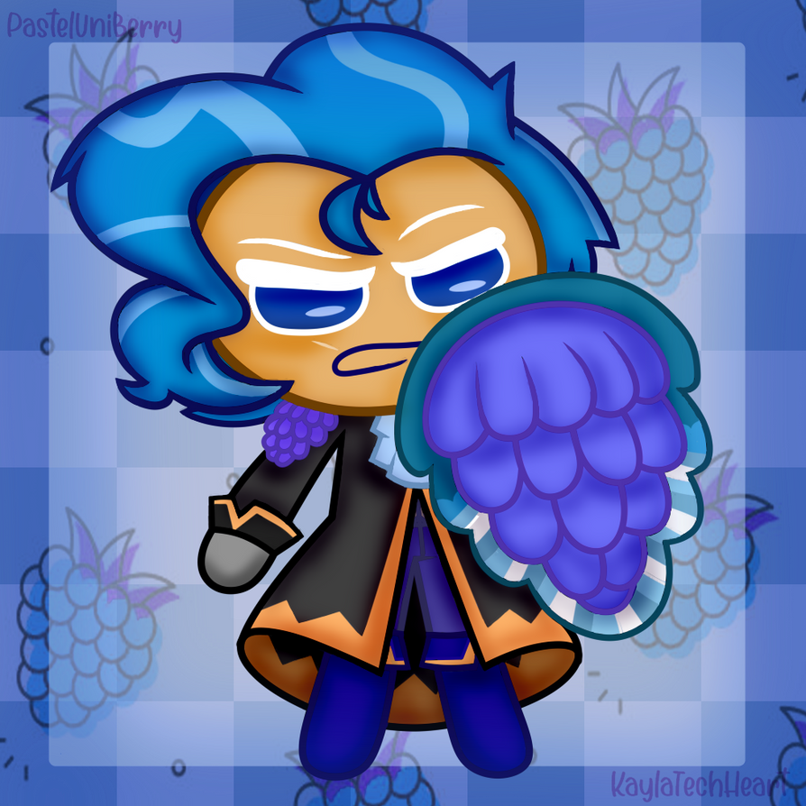 Blue Raspberry Cookie (Cookie Run) by KaylaTechHeart on DeviantArt