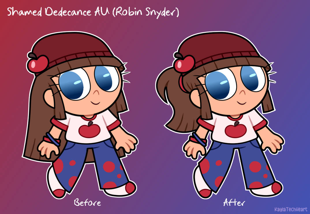 Robin Syderff Robin Snyder Ref (Shamed Dedecance AU) by KaylaTechHeart on DeviantArt