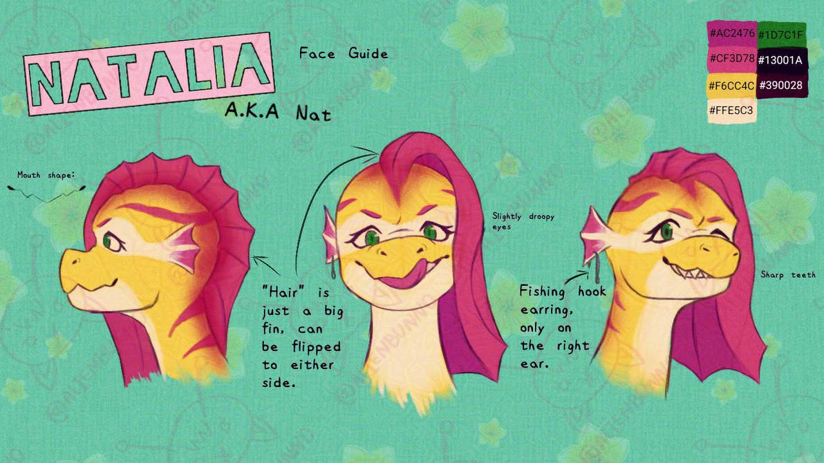 Nacy Face Rework Nat's Face Guide by alienbunno on DeviantArt