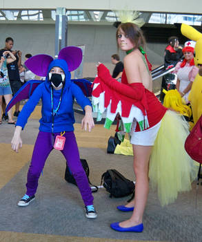 Otakon 2009 - Ho-Oh and Zubat Gijinkas