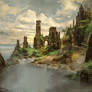 Flooded Ruins - Lord of the Rings TCG
