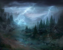 Weather-torn Valley - Lord of the Rings TCG
