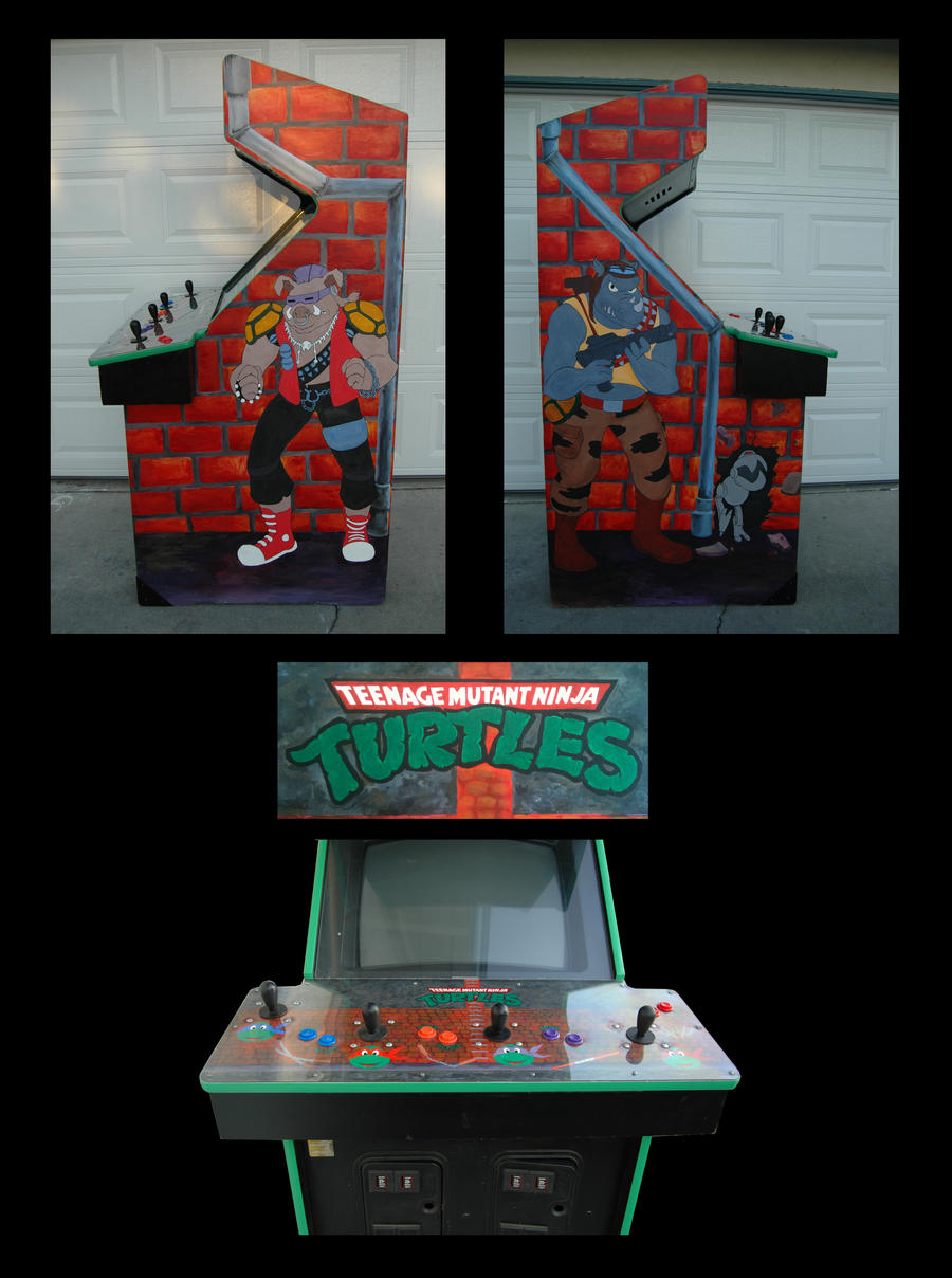 custom TMNT arcade game