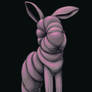 Pink rabbit