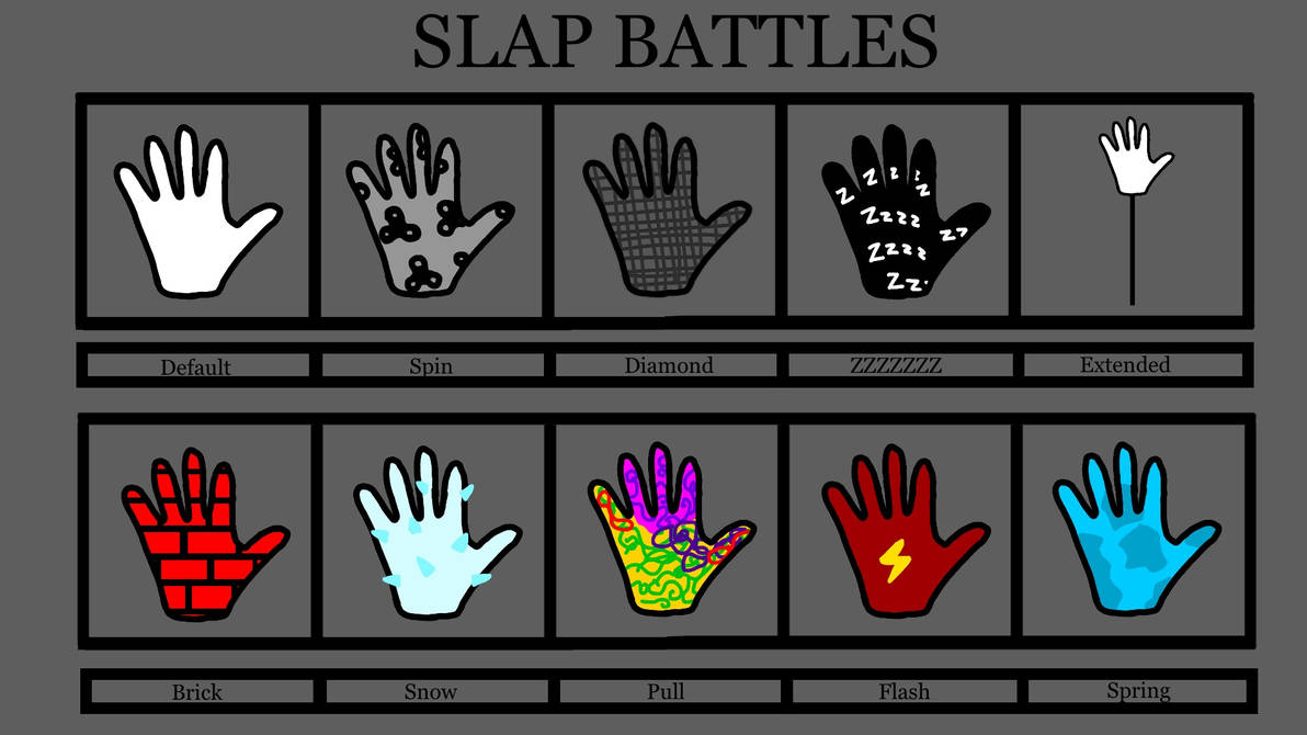 Slap Battle Gloves - Part 1 by Heterodontosaurus on DeviantArt